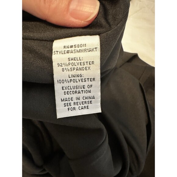 New, Signature By Sangria Embellished Formal Black Dress, Size 14 - Picture 9 of 12